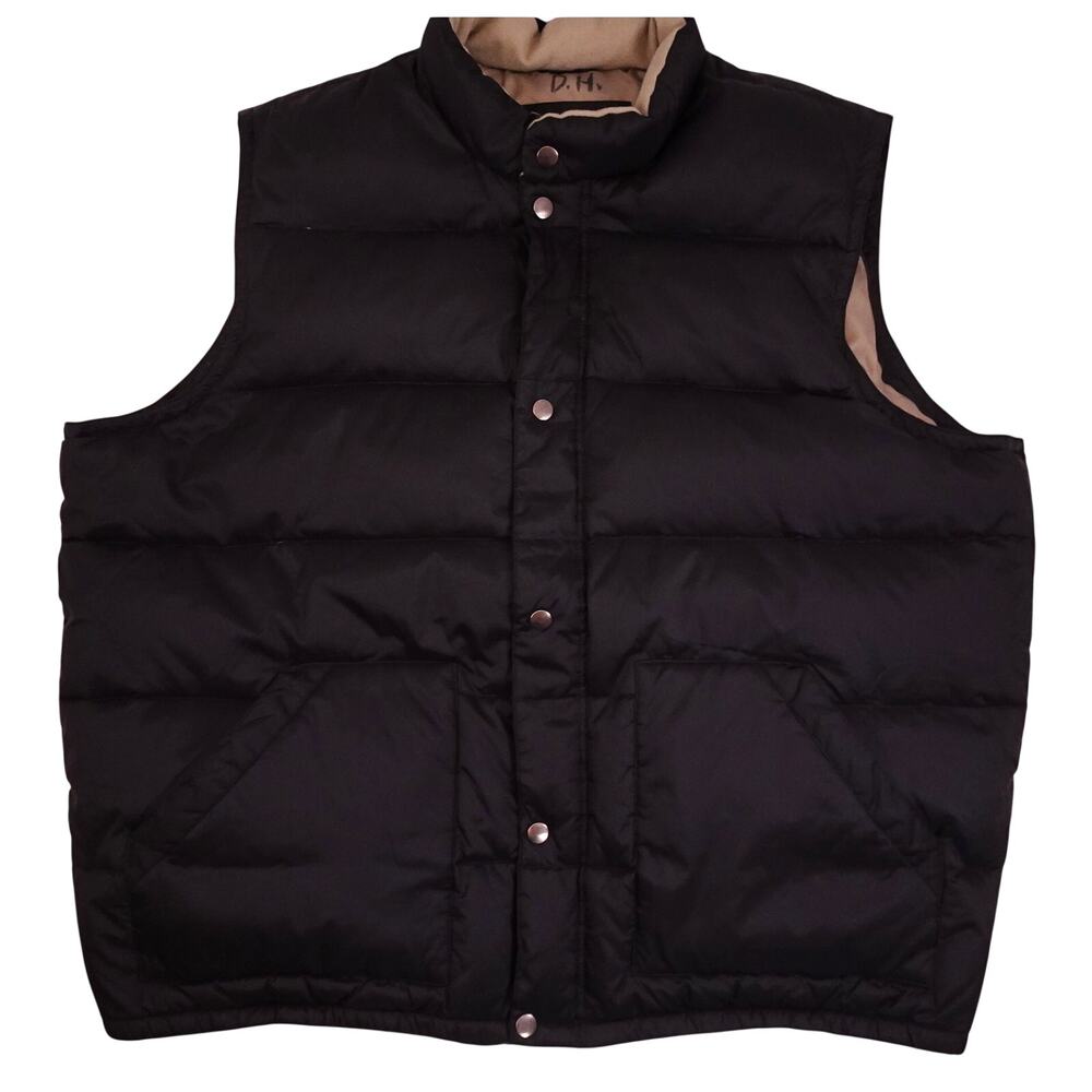 Oak Hill Down Vest 3XL Black DXL Big & Tall Mens Lightweight Soft Winter Western